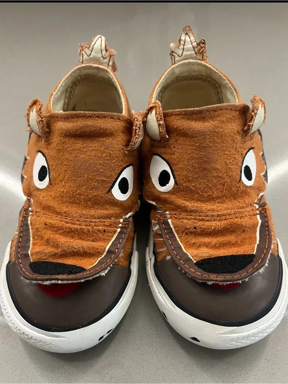 Converse Toddler Brown Fox Slip-On/Velcro Sneakers